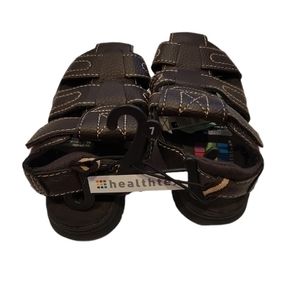 NWT Healthtex Toddler Sandals Shoes 7 Brown